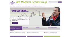 Desktop Screenshot of 4thmorpeth.org.uk